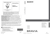 Sony Bravia KDL-40S55 Bedienungsanleitung