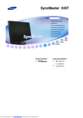 Samsung SyncMaster 245T Bedienungsanleitung