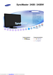 Samsung SyncMaster 245B Bedienungsanleitung
