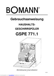 BOMANN GSPE 771.1 Gebrauchsanweisung
