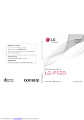 LG LG-P920 Benutzerhandbuch