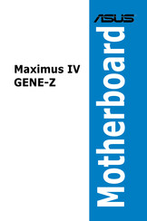 Asus Maximus IV Handbuch