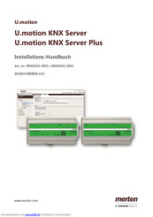 merten U.motion KNX Server Installationshandbuch