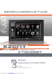 XZENT XT9026BT Bedienungsanleitung