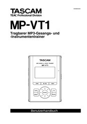 Tascam MP-VT1 Benutzerhandbuch