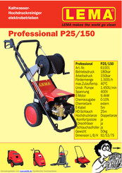 Lema Professional P25/150 Handbuch
