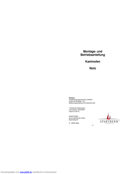 Spartherm Noto Montageanleitung