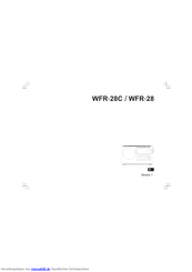 Sangean WFR-28 Betriebsanleitung