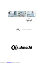 Bauknecht EMWS 7255 Gebrauchsanweisung