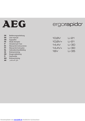 AEG ERGORAPIDO Bedienungsanleitung