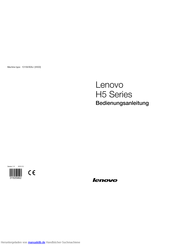 Lenovo [H500 Bedienungsanleitung