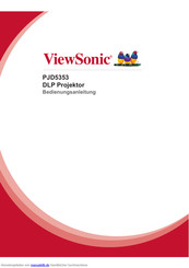 ViewSonic VS14116 Bedienungsanleitung