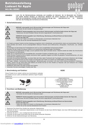 Goobay 62282 Betriebsanleitung