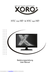 Xoro HTC 2242 HD Bedienungsanleitung