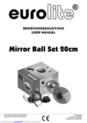 EuroLite Mirror Ball Set 20cm Bedienungsanleitung