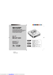 Sharp MD-MT180H Bedienungsanleitung