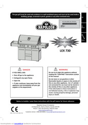 Napoleon LEX730 Anleitung