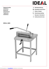IDEAL 4305 Betriebsanleitung