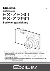 Casio EX-ZS30 Bedienungsanleitung