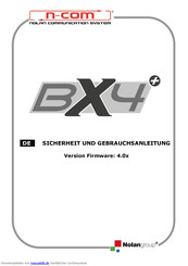 N-Com BX4 Gebrauchsanleitung