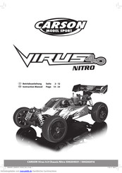 Carson Virus 4.0 Chassis Nitro 500202016 Betriebsanleitung