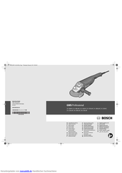 Bosch GWS Professional 22-80JH Betriebsanleitung