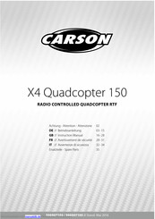 Carson X4 Quadcopter 150 Betriebsanleitung