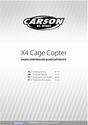 Carson X4 Cage Copter Betriebsanleitung