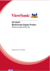 ViewSonic EP1042T Bedienungsanleitung