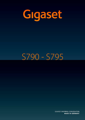 Gigaset S 795 Bedienungsanleitung