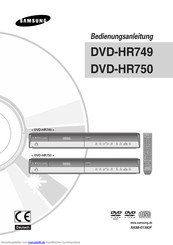 Samsung DVD-HR750 Bedienungsanleitung