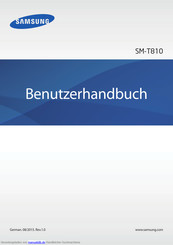 Samsung SM-T810 Benutzerhandbuch