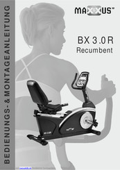 Maxxus BX 3.0R Bedienungs- Und Montageanleitung
