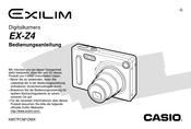 Casio EXILIM EX-Z4 Bedienungsanleitung