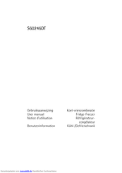 AEG S60246DT Benutzerhandbuch