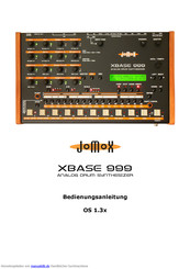 Jomox Xbase 999 Bedienungsanleitung