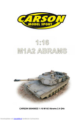 Carson M1A2 Abrams Bedienungsanleitung