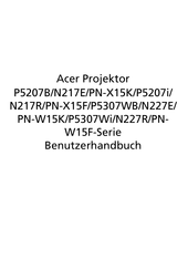 Acer PN-X15F Benutzerhandbuch