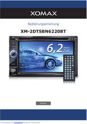 Xomax XM-2DTSBN6220BT Bedienungsanleitung
