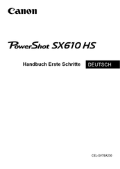 Canon PowerShot SX610 HS Handbuch