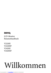 BenQ V2420HP Benutzerhandbuch
