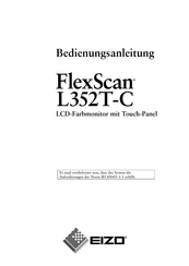 Eizo Flez Scan L352T-C Bedienungsanleitung