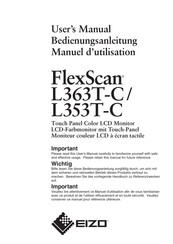 Eizo Flexscan L363T-C Bedienungsanleitung