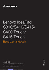 Lenovo S400 Touch Benutzerhandbuch
