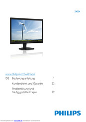 Philips 240S4 Bedienungsanleitung