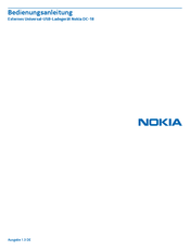 Nokia Nokia DC-18 Bedienungsanleitung