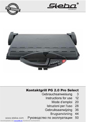 Steba PG 2.0 Pro Select Gebrauchsanweisung