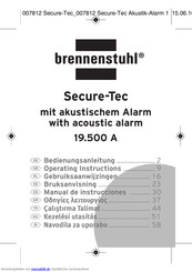 brennenstuhl Secure-Tec 19.500 A Bedienungsanleitung