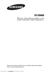Samsung GT-S5660 Benutzerhandbuch