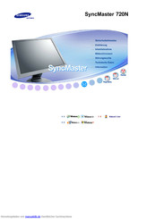 Samsung SyncMaster 720N Bedienungsanleitung